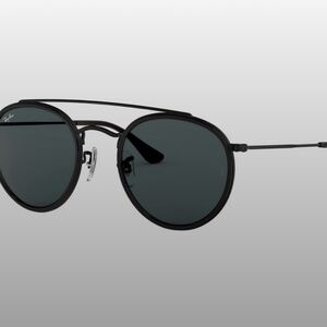 Ray-Ban Like New Black Round Sunglasses RB3647N
